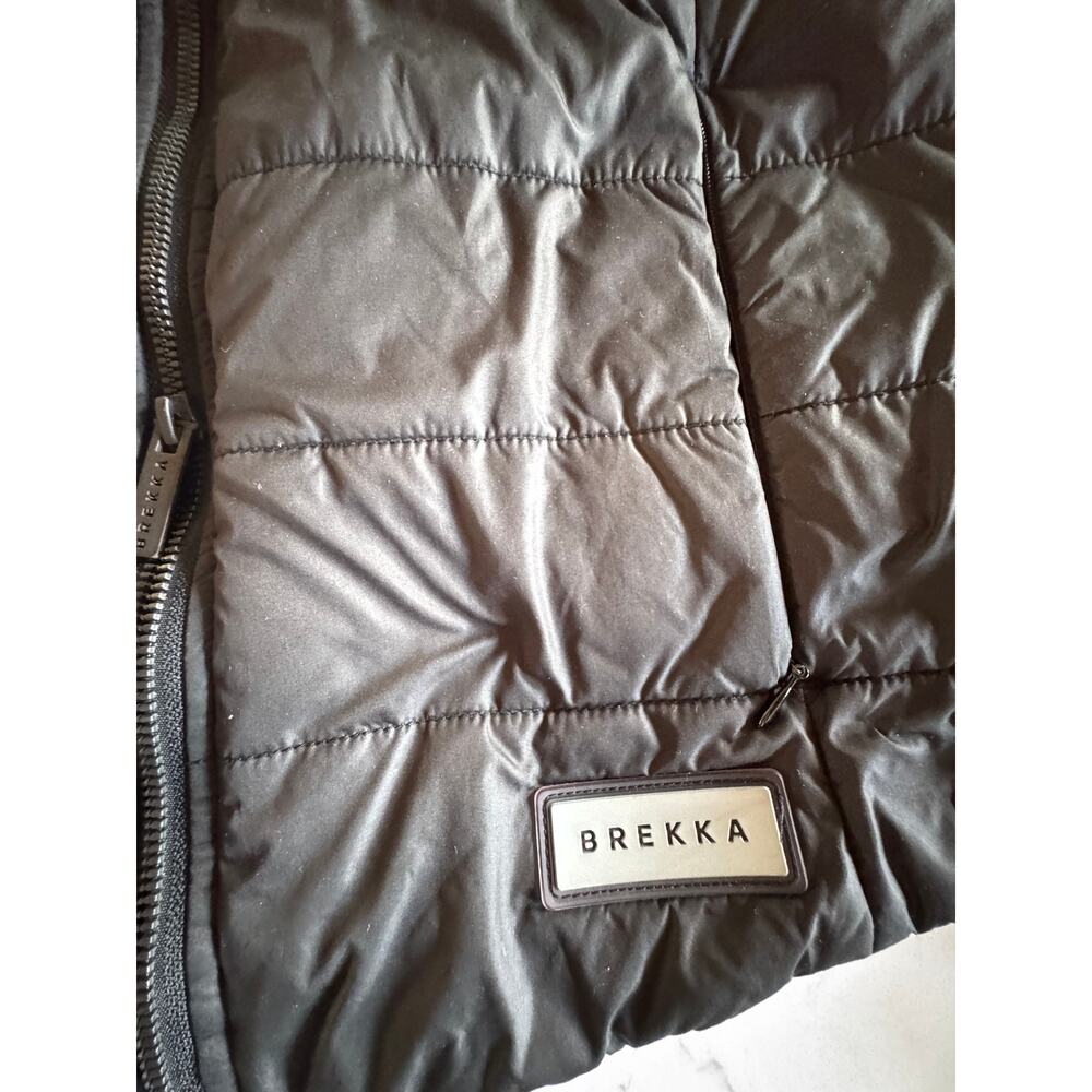 Brekka Milano 3in1 Convertible Ski Jacket Vest Black Gray Pant Zip Connect Gilet